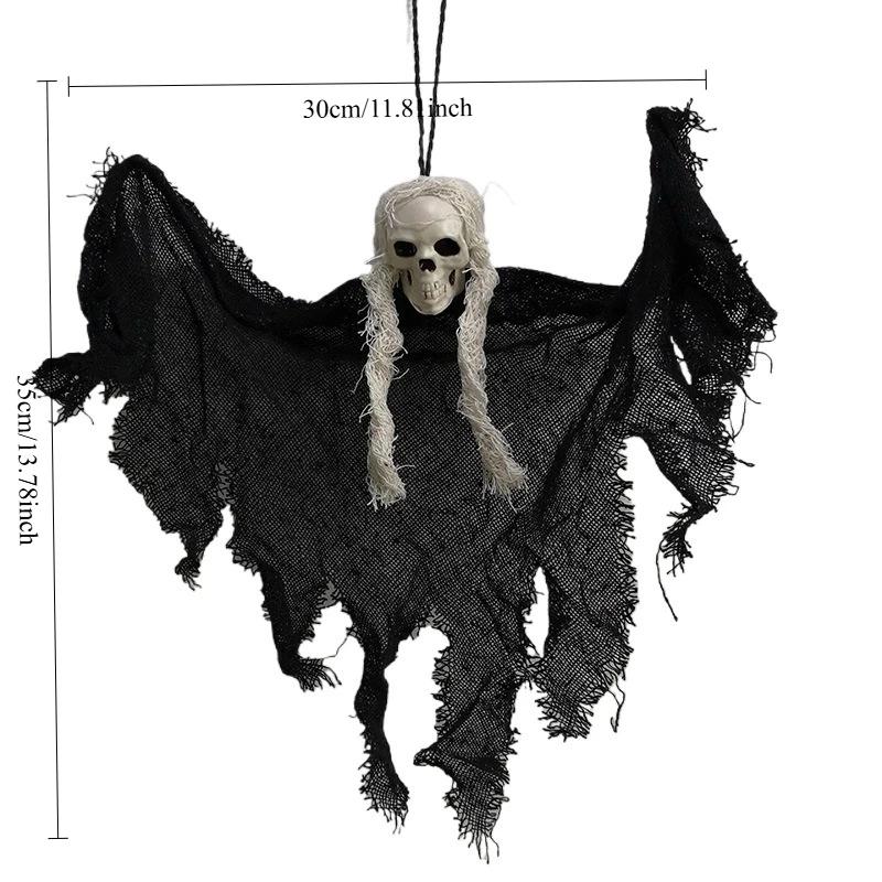 New Arrival 30cm Halloween Hanging Ghost Huanted House Decoration Grim Reaper Horro Props Home Door Bar Halloween Decorations