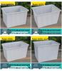 Tanque de Agua de Plástico Grueso Rectangular Grande para Piscicultura, Acuicultura y Almacenamiento