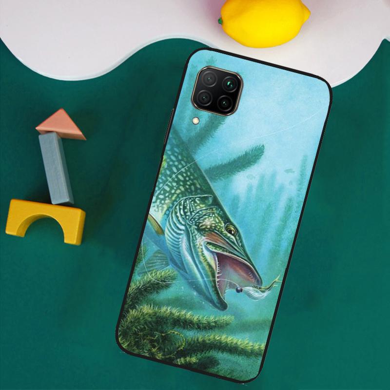 Fish Fishing For Huawei Nova 11i 12s 12i 8i 7i Y73 Y70 Y90 Y60 Y72 Y61 Y91 9 10 SE P30 Pro P40 Lite Case