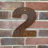 Rusty Metal Address Numbers Letters Vintage Outdoor Decor