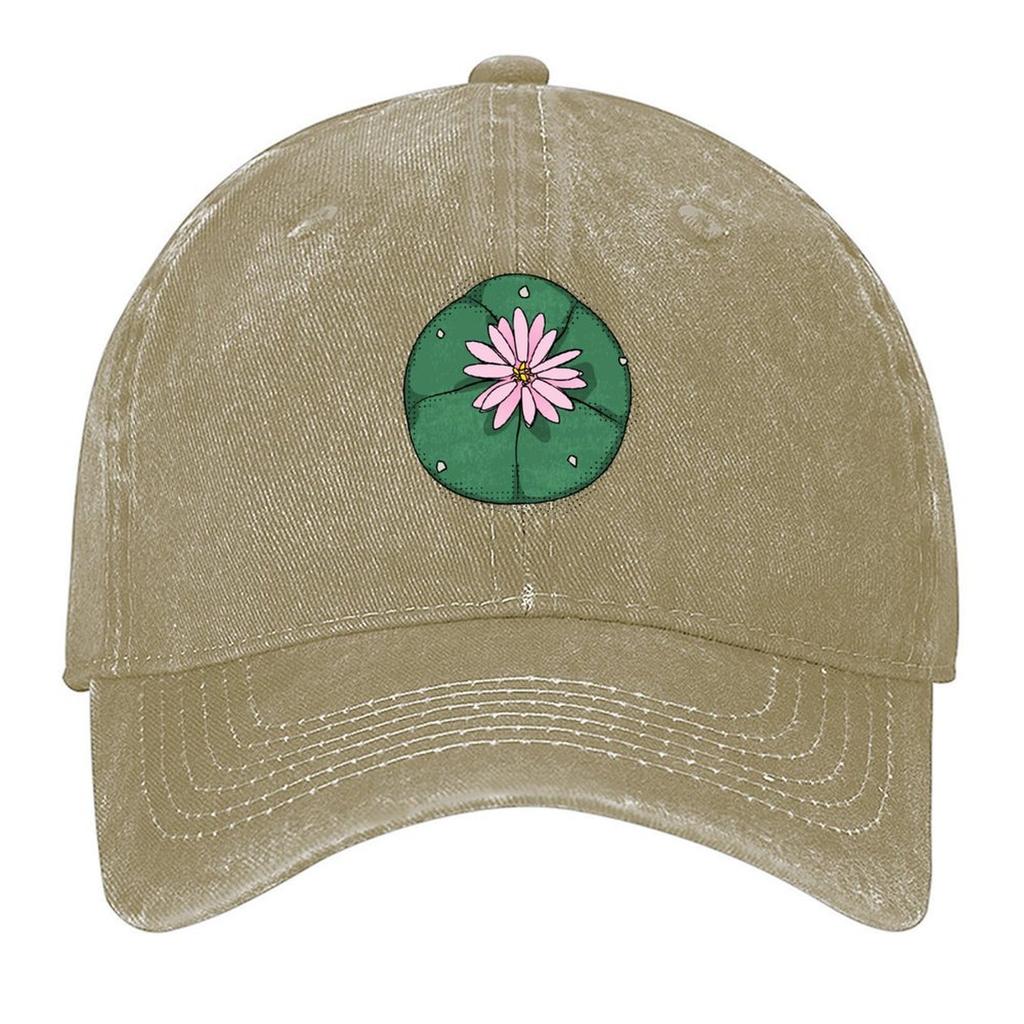 Peyote Cactus Drawing with Flower Baseball Cap Winter Hat Golf Cap Thermal Visor Custom Cap Caps For Women Mens
