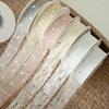 10Yards/Roll Cake Decorating Elegant Lace Ribbon DIY Gift Wrapping 2.5cm Golden Sequin Hollow Lace Bows Hair Sewing
