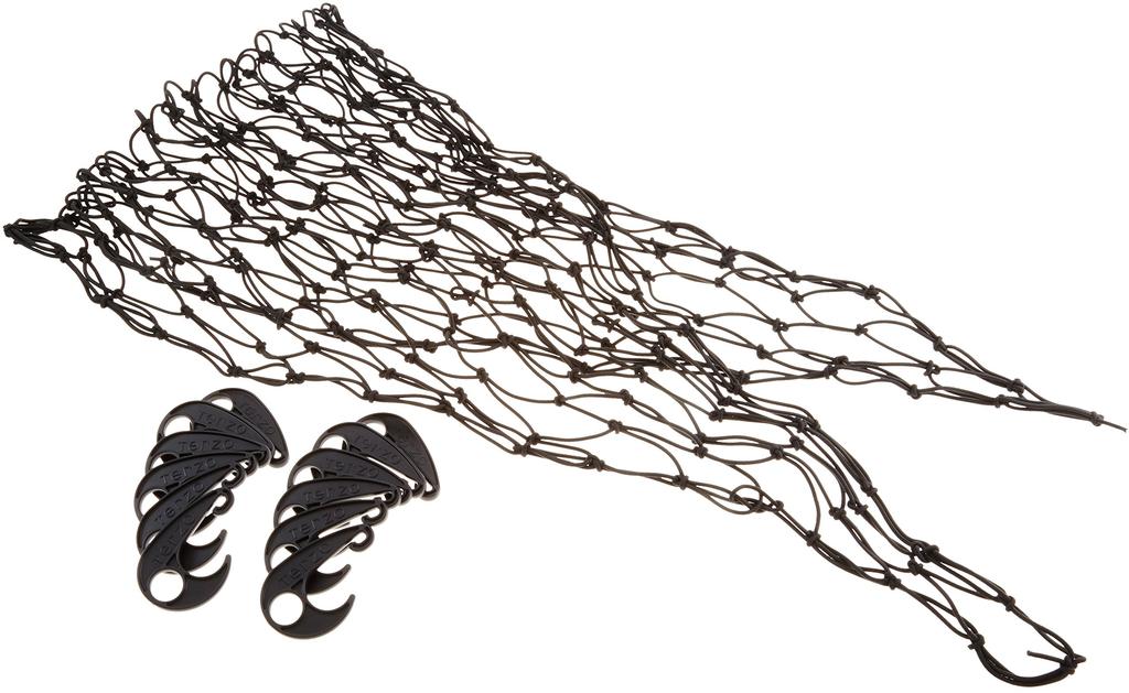 Terzo Roof Rack Optional Cargo Net 1 110 X 110 EA79RL (by PIAA) [Spider Net], Piece, Black, Cm,