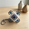 1Pc Fidget Toy Planet Keyboard 6 Sided Keyboard Keychain Adult Creative Sensory Toy For Stress Relief Keyboard Finger Games Toys
