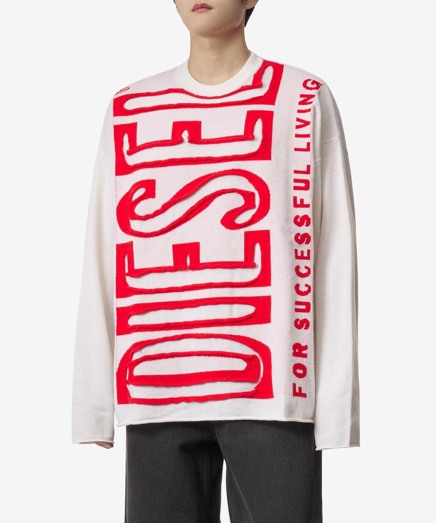 DIESEL K Floyd Knit - White / A124470Bnbd129