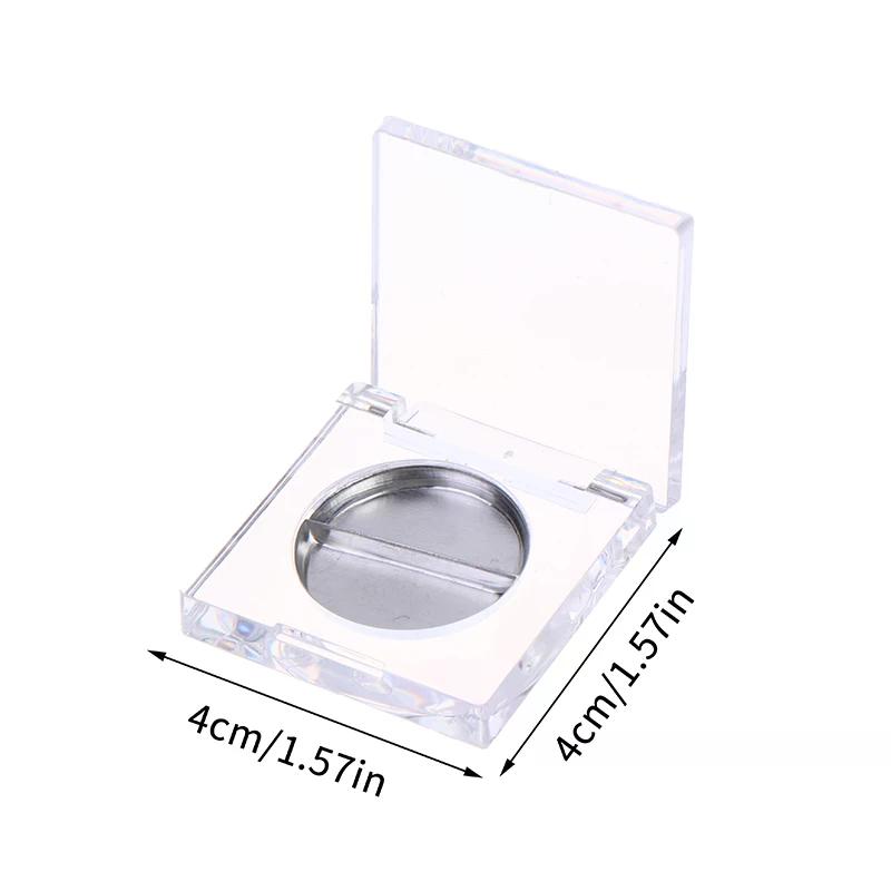 2.5g Empty Portable Eyeshadow Palette Blusher Box Solid Ointment Box Cosmetic Makeup Case Round Storage Container