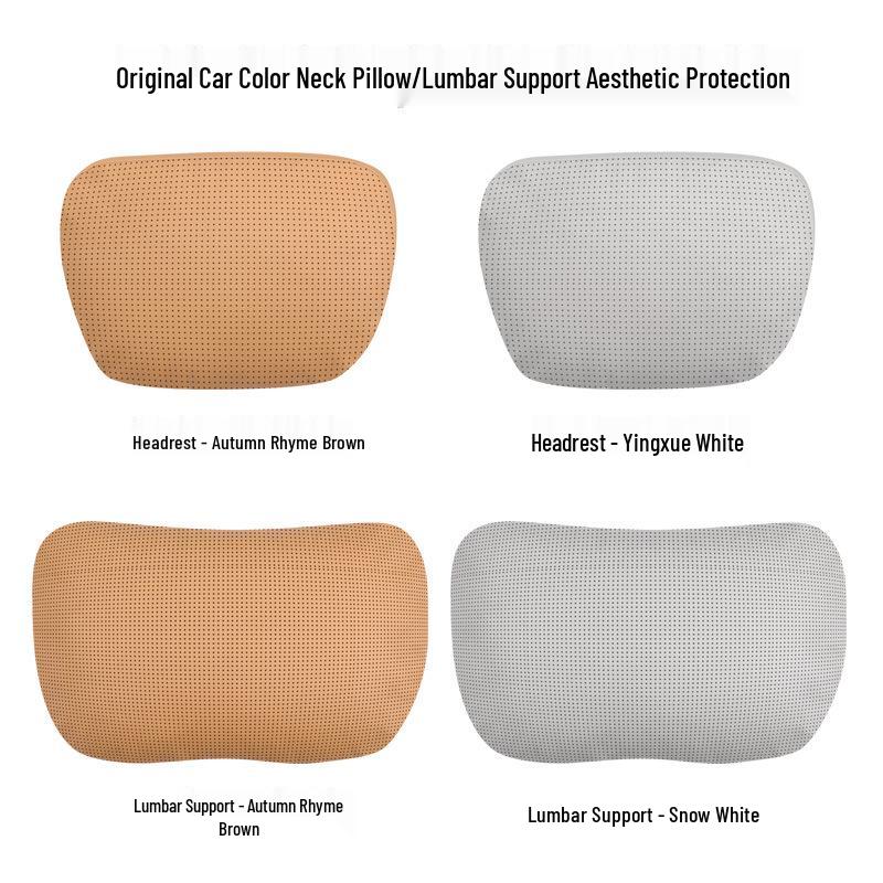 Luxury Neck and Lumbar Support Pillow for Geely Galaxy Starship 7EMi - Car Interior Comfort