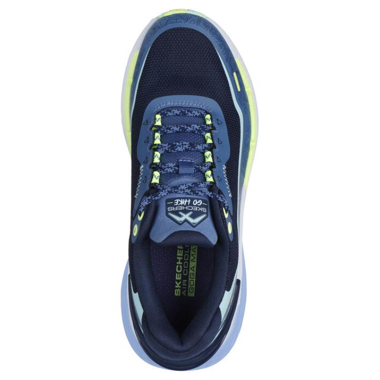 Skechers Max Cushioning Elite Trail 2.0 - Monarch Grove Comfortable Low-Top Trail Running Shoes Women sneaker Navy-Blue 129166-NVMT