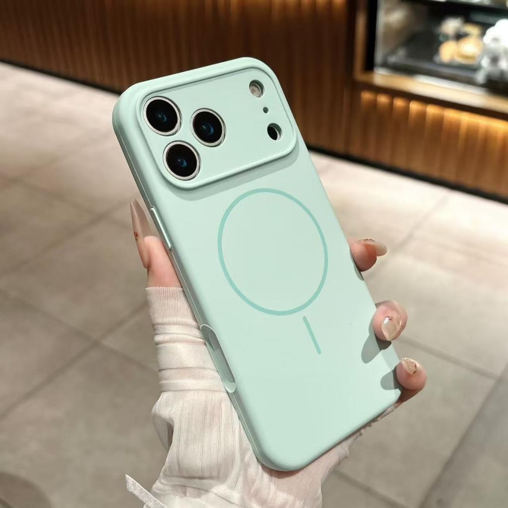 Płynne silikonowe etui na telefon dla Apple iPhone 17 Pro Max - Magsafe Odporne na upadki Kreatywne Pełne Pokrycie Etui Ochronne na iPhone