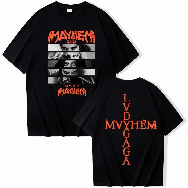 

Lady Gaga Violent Tour TShirt Unisexs TShirt Summer New Style Unisexs and Womens Universal Casual TShirt Streetwear S