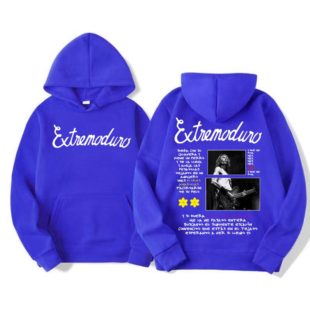 Rock Band Extremoduro Tour Merch Hoodies Men Women Fashion Retro Casual Cozy Sweatshirt  Oversized Hoodie