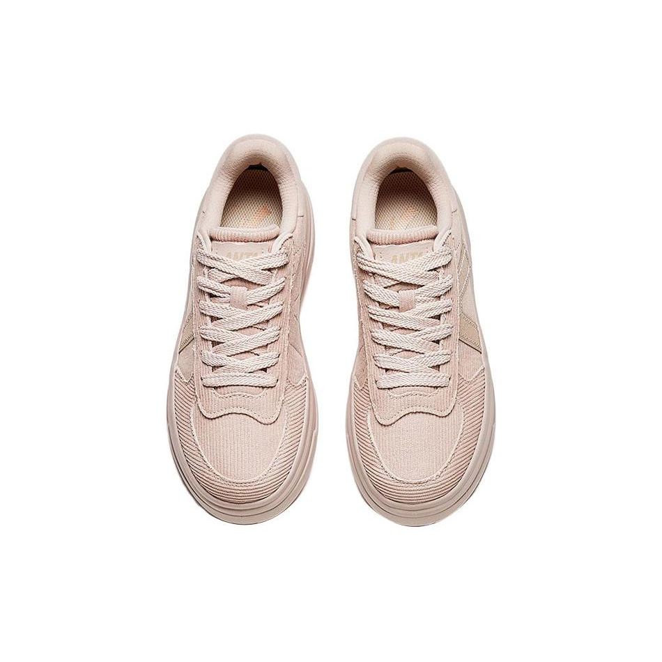 Anta Comfortable Versatile Wear-Resistant Breathable Low-Top Sneakers Women sneakers Pink 122348071-4