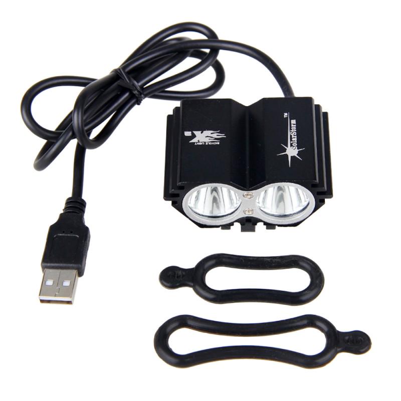 VASTFIRE USB Bicycle Light Front 10000LM Bike Light Waterproof Flashlight USB Charging MTB Road Cycling Bike Lamp No Battery