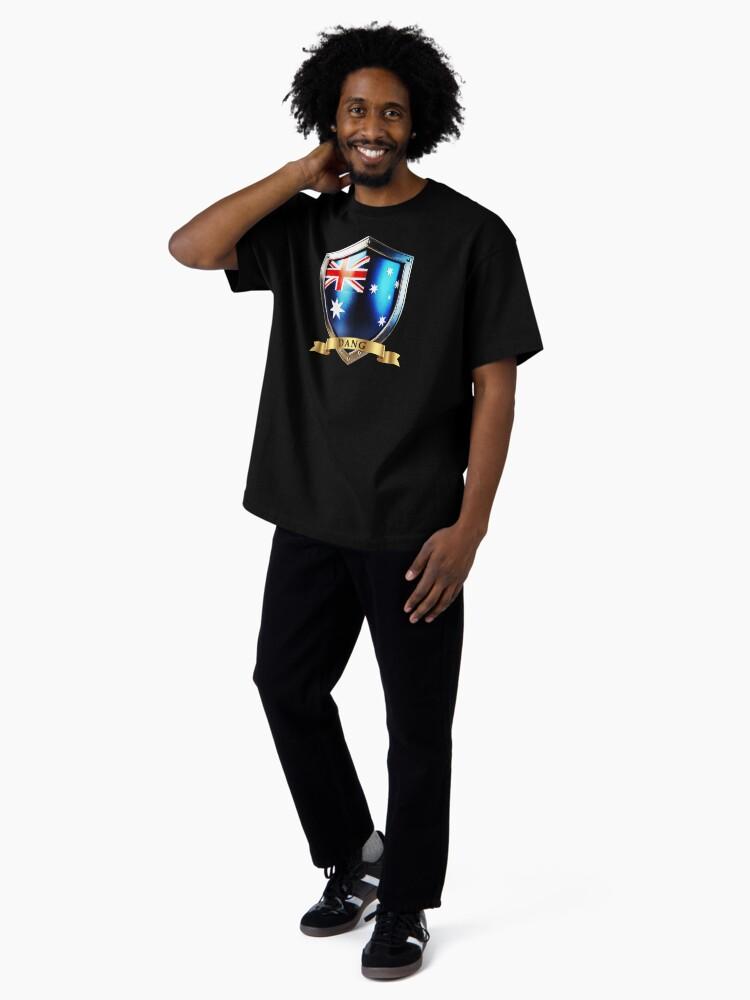 DANG! Dang Australian Heritage Crest Shield Oversized Unisex T-Shirt