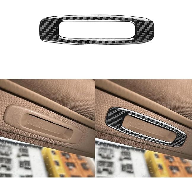 Real Premium Carbon Fiber Car Center Console Gear Shifter Transmission Panel Cover Sticker Auto Interior Accessories Compatible with Toyota Corolla