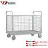 Heavy-Duty Platform Utility Cart with Rails