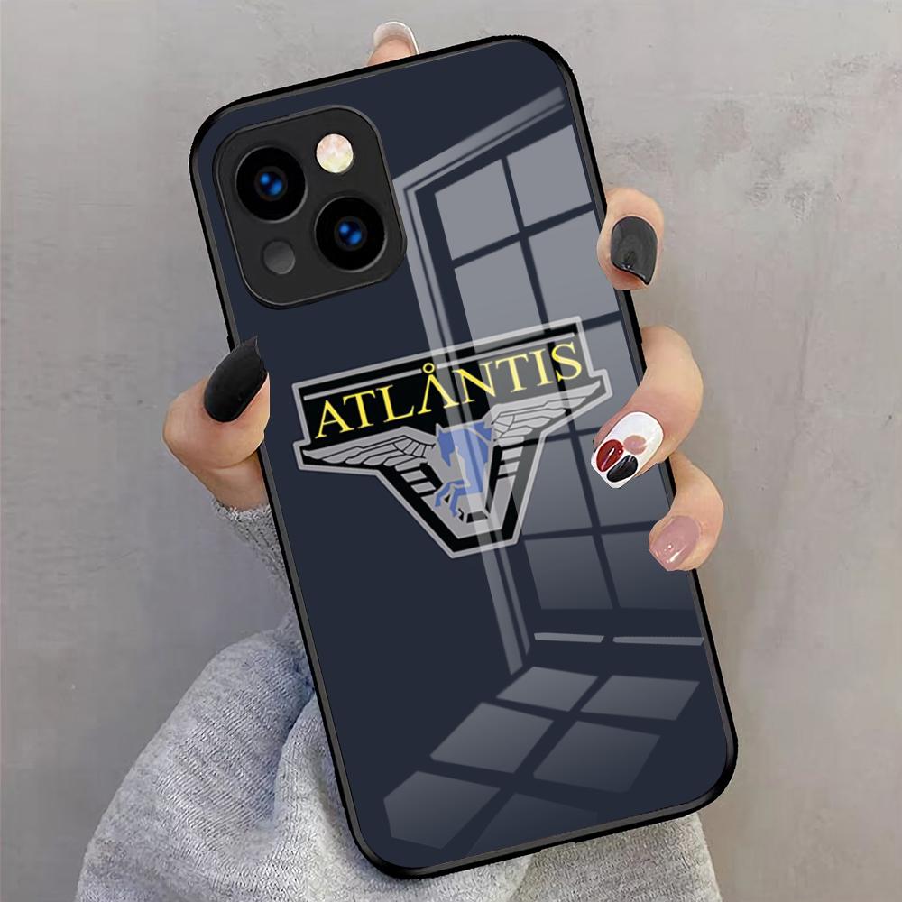 Stargate A-Atlantis-s Logo Handyhülle Für IPhone 17 Pro Max 16 15 14 Pro Max 13 11 X Xs Xr 8 7Plus Glasabdeckung