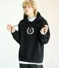 Urban Dress Iron Laurel Oversized Hoodie Black