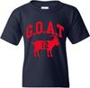 UGP Campus Apparel Ziege Größter aller Zeiten New England Football Jugend T-Shirt