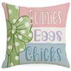 Easter Pillowcase Without Core Single-sided Printing Cute Resurrection Rabbit Bedroom Sofa Pillowcase