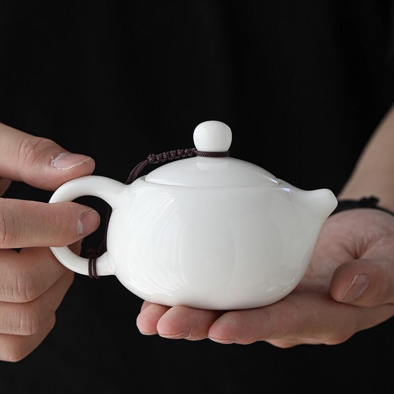 Sushic Dehua White Porcelain Kung Fu Tea Set