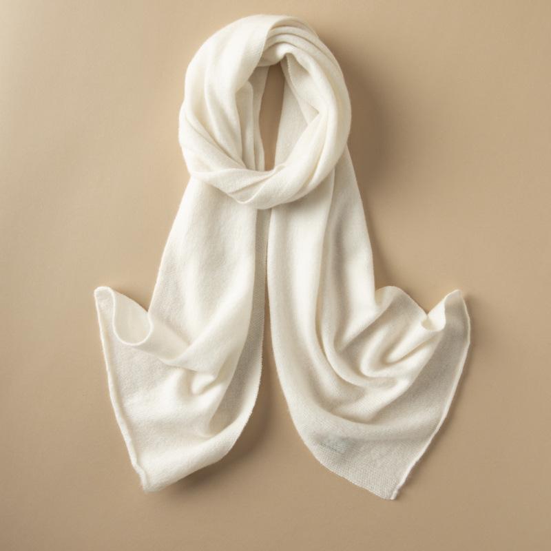 Women's 100% Pure Cashmere Scarf - Autumn/Winter Lightweight Knitted Fashion Accessory