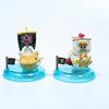 One Piece Anime Modell 8: One Piece Schiff Sun Merry Blackbeard Auto-Ornament Handgefertigt Blind Box