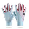Children's sunscreen gloves Boys and girls summer thin sports non-slip full finger play pulley breathable riding gloves