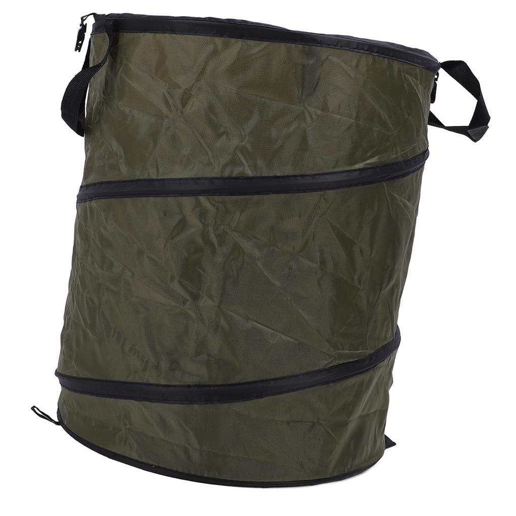 90L Folding Trash Container Portable Water Proof Oxford Cloth Camping Trash Bin for Picnic Outdoor