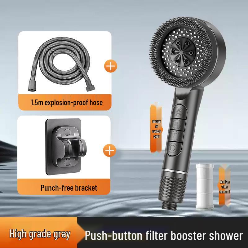 Love Rain Pressurized Handheld Shower Head Filter