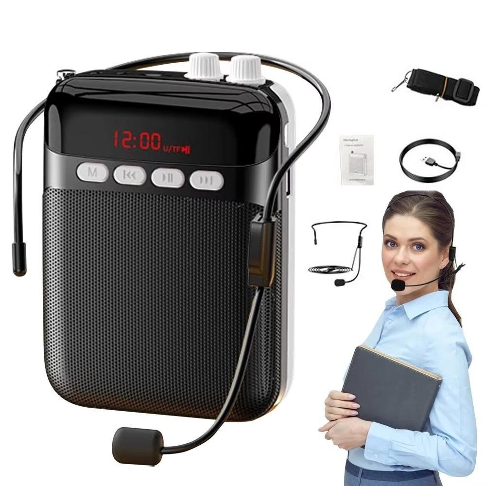 Rechargeable Wireless Microphone Portable Amplifier Loudspeaker  Teaching Environment