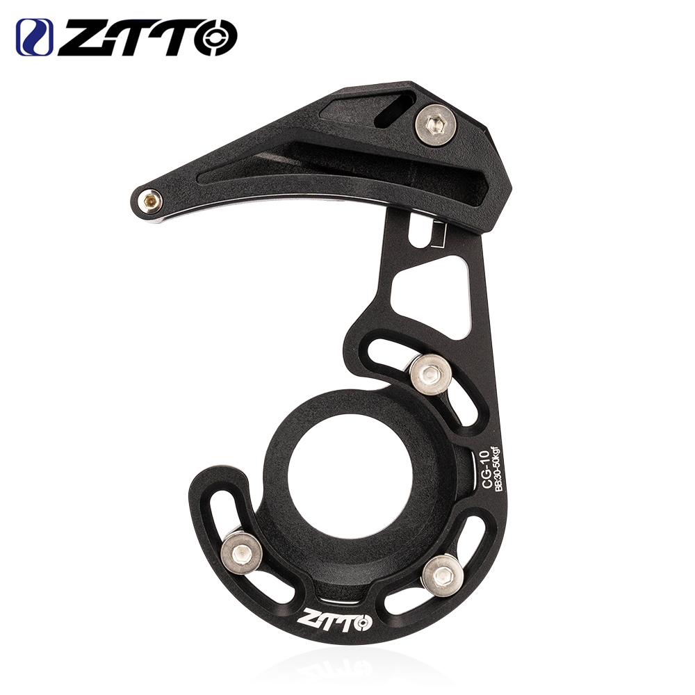 ZTTO MTB Bicycle Single Chain Guide Chain Protector CNC Wheel Pulley Stabilizer Drop Catcher BB Mount 1X System For FR DH AM