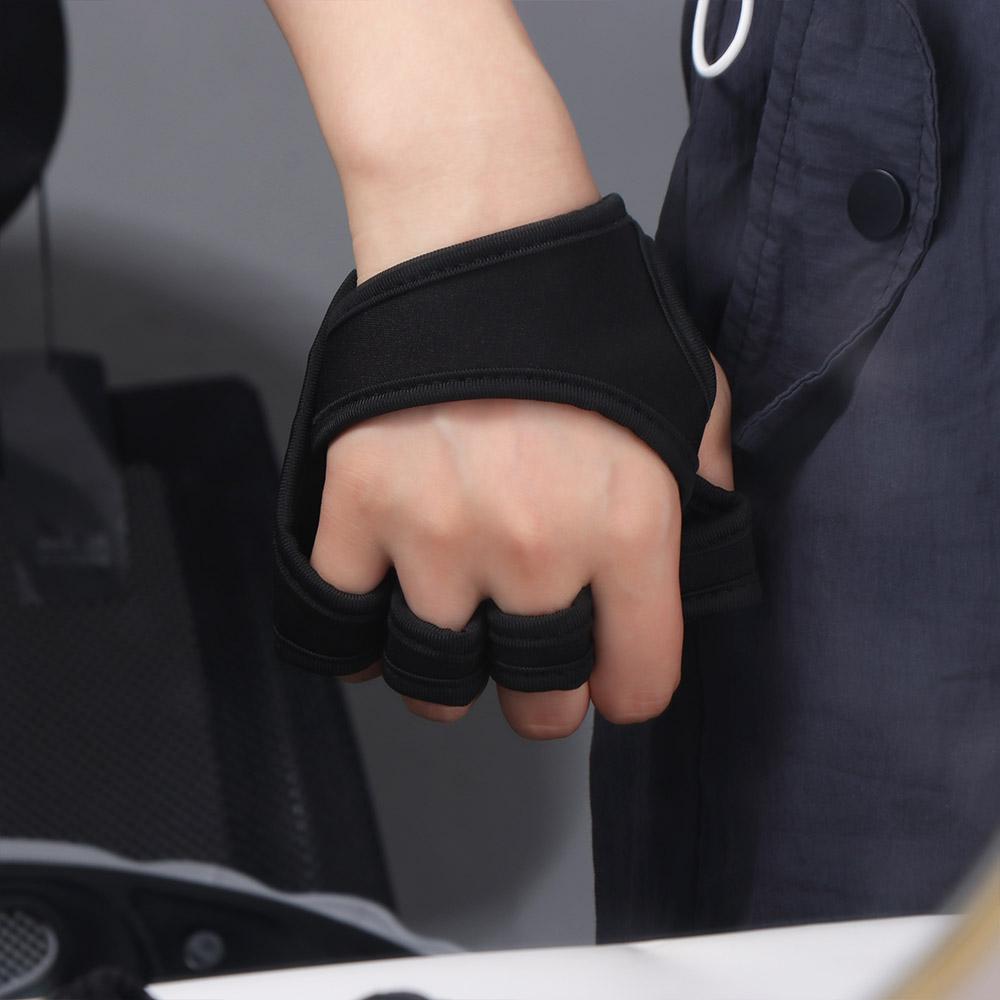 1 Pair Non-slip Fitness Palm Protect Pads Women Weightlifting Hand Protect Pads  Deadlift