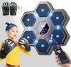 For Music Boxing Indoor Electronic Punching Music Boxing Training Bluetooth Smartphone Easy ABS Impact Sound No Drilling Long Battery Reduced