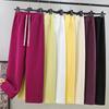 2025 Women's Versatile Spring Casual Sweatpants - American Scimitar Long, Skinny, Wide Leg Drawstring Pants