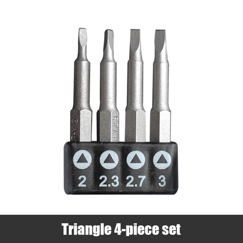 4-13pcs Special-Shaped Screwdriver Set 50mm U-Shaped Y-Type Triangle Inner Cross Three Points Screwdriver Bit Tool Accessories