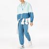 Li Ning Color Block Long Pants Men Bottoms Eggshell-Blue AYKS309-4