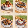 Series Clear Outdoor Camping Fire Pit & BBQ Stove