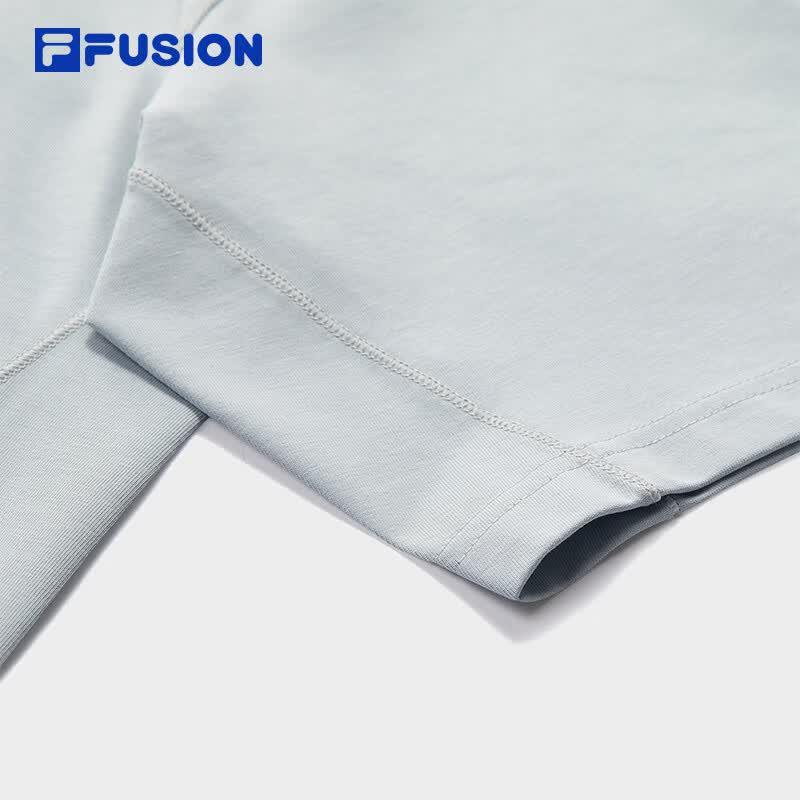 FILA FUSION Men's Trendy Cooling Quick-Dry Knit Short Sleeve T-Shirt