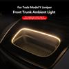 For Tesla Model Y Juniper Model 3 Highland 2025 Front Trunk Frunk LED Ambient Surround Light Flexible Silicone Strip Accessories