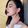 Fashion Simple Baroque Gold Color Irregular Imitation Pearl Dangle Earrings for Women Classic Valentine's Day Daily Wear Jewelry