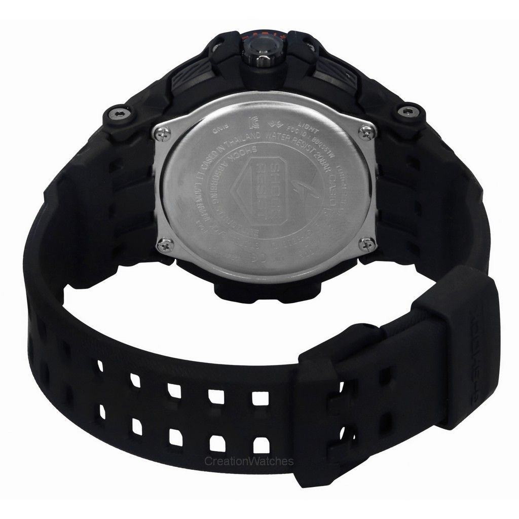 Casio G-Shock Master Of G-Air Gravitymaster Analógico Smartphone Link Mostrador Preto Solar GR-B300EC-1A 200M Relógio Masculino