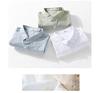 Men's Summer Cotton Shirt - Japanese Style, Fresh Solid White