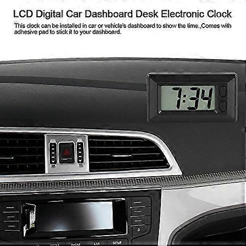 Car Dashboard Clock Vehicle Meter Clock LCD Digital Clock