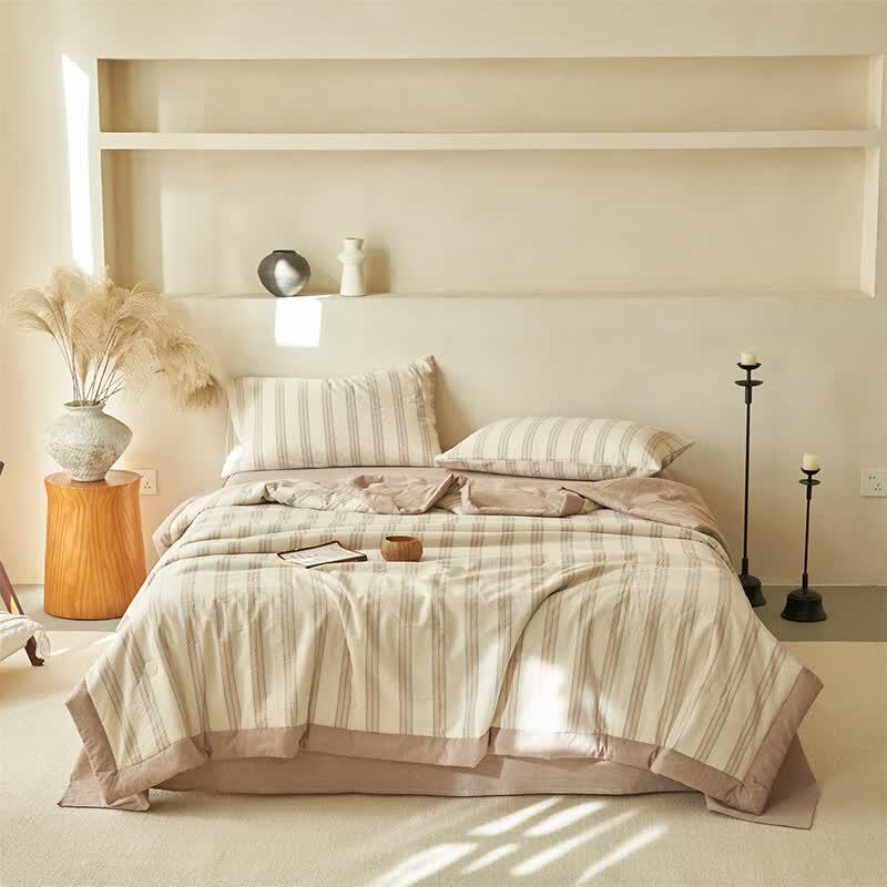 Yalu Cotton Linen Summer Quilt 200cm x 230cm