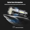 Outdoor Multi-Function Strong Light Flashlight Keychain Mini Flashlight Magnetic Flashlight