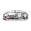 Wireless Bluetooth Mouse Transparent Clear Cool Shell Mute Click Colorful Breathing Lights Laptop Computer Mice Grey