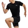 LiNing Customizable Training Series Floral Embroidery Breathable Short Sleeve T-Shirt Unisex Tops Black ATSS463-1(TEAM702-3.4.23)