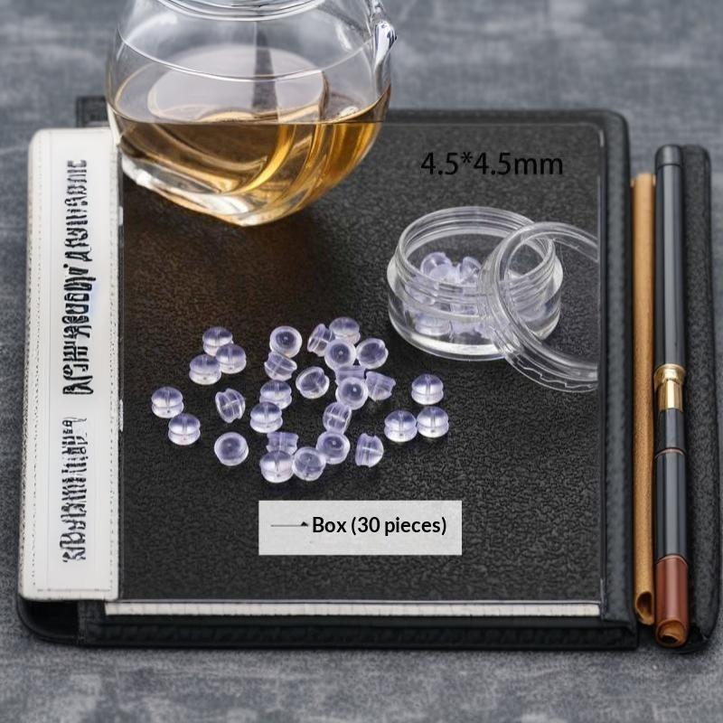 Eco-friendly Soft Silicone Earring Back Stoppers 200-2000Pcs Non-toxic for Stud Earrings DIY Jewelry Making