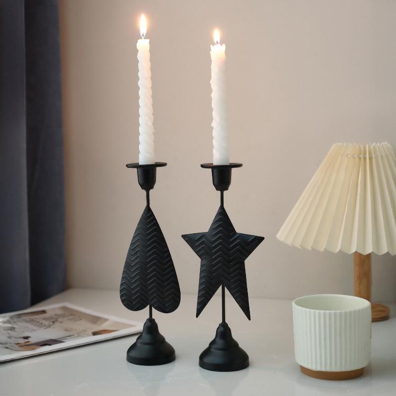 Lantern Metal Candlestick Ornaments Home Candlelight Dinner New Home Desktop Decoration and Arrangement